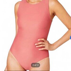 Andie Swim Corsica One-Piece Punch Coral Swimsuit S NWT Eco-Friendly
